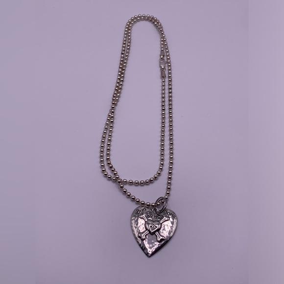 Silpada VERY RARE VHTF Sterling 3MM Bead Ball Necklace - 30” long -Made in Italy - Picture 10 of 11